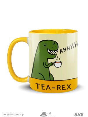 ماگ سرامیکی طرح تیرکس tea-rex چاپی
