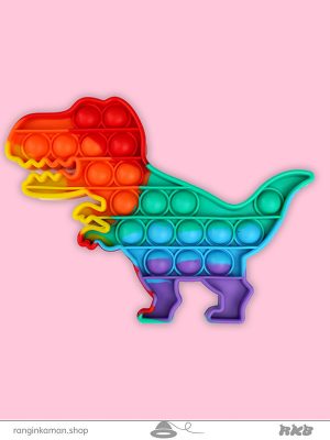 پاپیت دایناسور رنگین کمانی