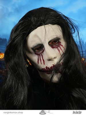 ماسک مو مشکی ترسناک Scary black hair mask