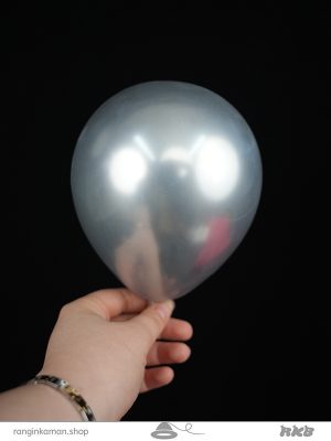 بادکنک کروم نقره ای Silver chrome balloon