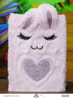 دفتر پولیشی خرگوش قلبی Heart rabbit notebook