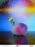 فیجت فلامینگو تاجدار خامه ای Crowned Flamingo Fidget