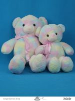 عروسک خرس رنگارنگ سایز بزرگ Big size colorful teddy bear