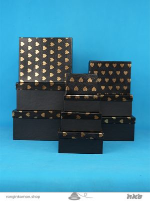 جعبه 10 تیکه طرح جور Box of 10 pieces of matching designs