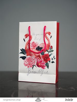 بگ طرح فلامینگو عاشق Lover flamingo design bag