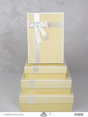 جعبه کادو لیمویی پاستیلی Pastel lemon gift box