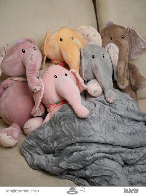 عروسک پتودار طرح فیل Elephant design blanket doll