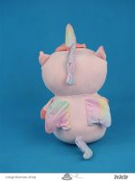 عروسک تک شاخ چشم عسلی 50 سانتی (یونیکورن صورتی) Honey-eyed unicorn doll