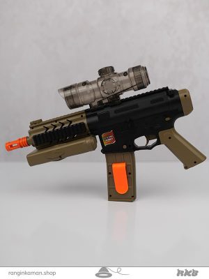 اسباب بازی تفنگ شارژی با تیر خاک ژله ای Rechargeable gun toy with jello shot