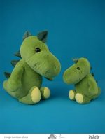 عروسک دایناسور سبز سایز 2 Green dinosaur doll size 2