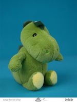 عروسک دایناسور سبز سایز 2 Green dinosaur doll size 2