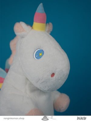 عروسک تک شاخ تپل 40 سانتی Topal unicorn doll 40 cm