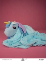 عروسک یونیکورن پتودار Unicorn blanket doll