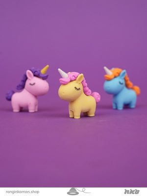 لوازم التحریر پاک کن یونیکورن Unicorn eraser stationery