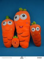 عروسک هویج خوشحال مینی Mini happy carrot doll