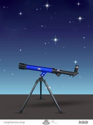 تلسکوپ پایه دار Mounted telescope