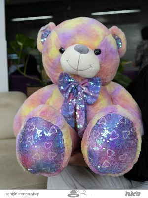 عروسک خرس آبرنگی 150 سانتیWatercolor bear doll 150 cm
