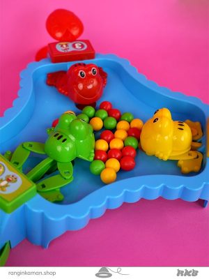 اسباب بازی قورباغه های شکمو Stuffed frogs toy