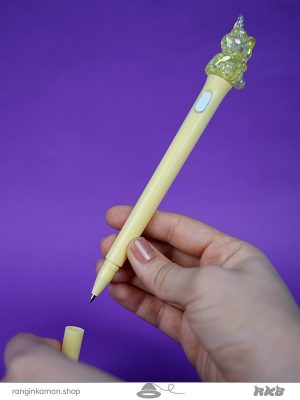 روان نویس LED طرح یونیکورن Unicorn design LED pen