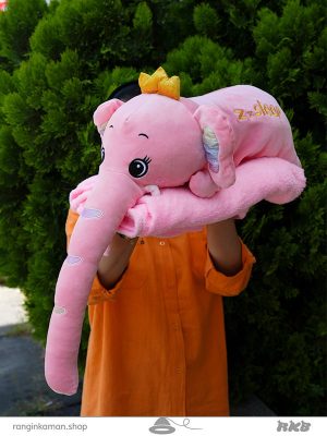 عروسک پتو فیل تاجدار Crowned elephant blanket doll