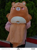 عروسک پتو خرس تپل کد Teddy bear blanket doll 941235