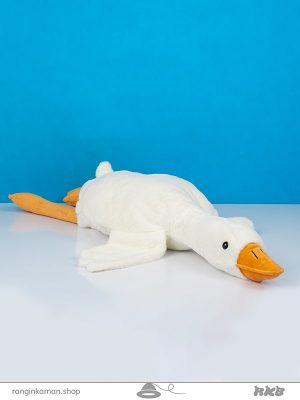 عروسک غاز خوابیده پتودار Sleeping goose doll with a blanket