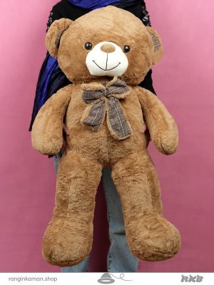 عروسک خرس پاپیون بزرگ کد 36_943 Big Bow Tie Bear Doll