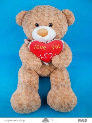 عروسک خرس عاشق سایز 3 کد 025 teddy bear in love