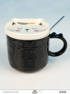 ماگ طرح گربه کد Cat design mug 10734